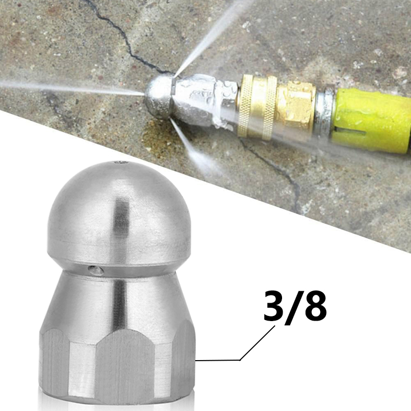 Vacuum Chamber Kit With Pump - Sewer-高圧洗浄機ノズル,排水用,ステンレス鋼,3/8,5000 psi