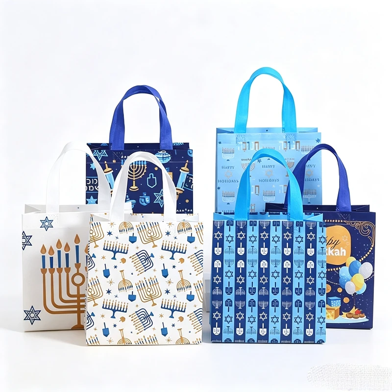50個入り、おしゃれなユダヤ教の祝祭用、持ち手付きの不織布製 - Packaging のレビューと価格