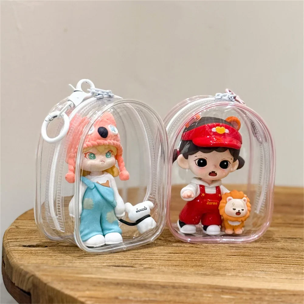 12cmの透明PVC製収納バッグ。キーチェーン付き。カラフル - Packaging のレビューと価格