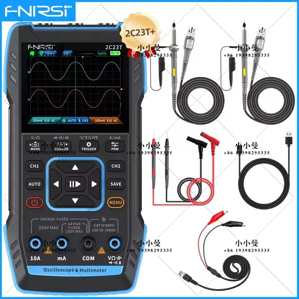 FNIRSI 2C23T 10MHz、2C53T 50MHz - Fnirsi Digital Oscilloscope Handheld のレビューと価格