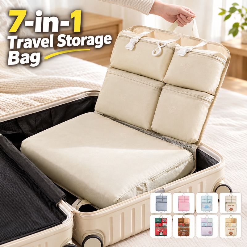 7つの機能が1つになった旅行用収納バッグ。持ち運び可能なハン - Packaging のレビューと価格